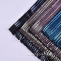 Polyester Knitted Gradient Color Foil Print Pleated Fabric
